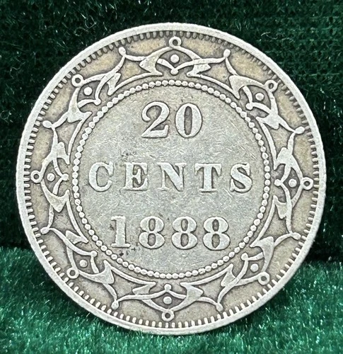 1888 Newfoundland 20 Cents — photo from the most recent tracked eBay sale