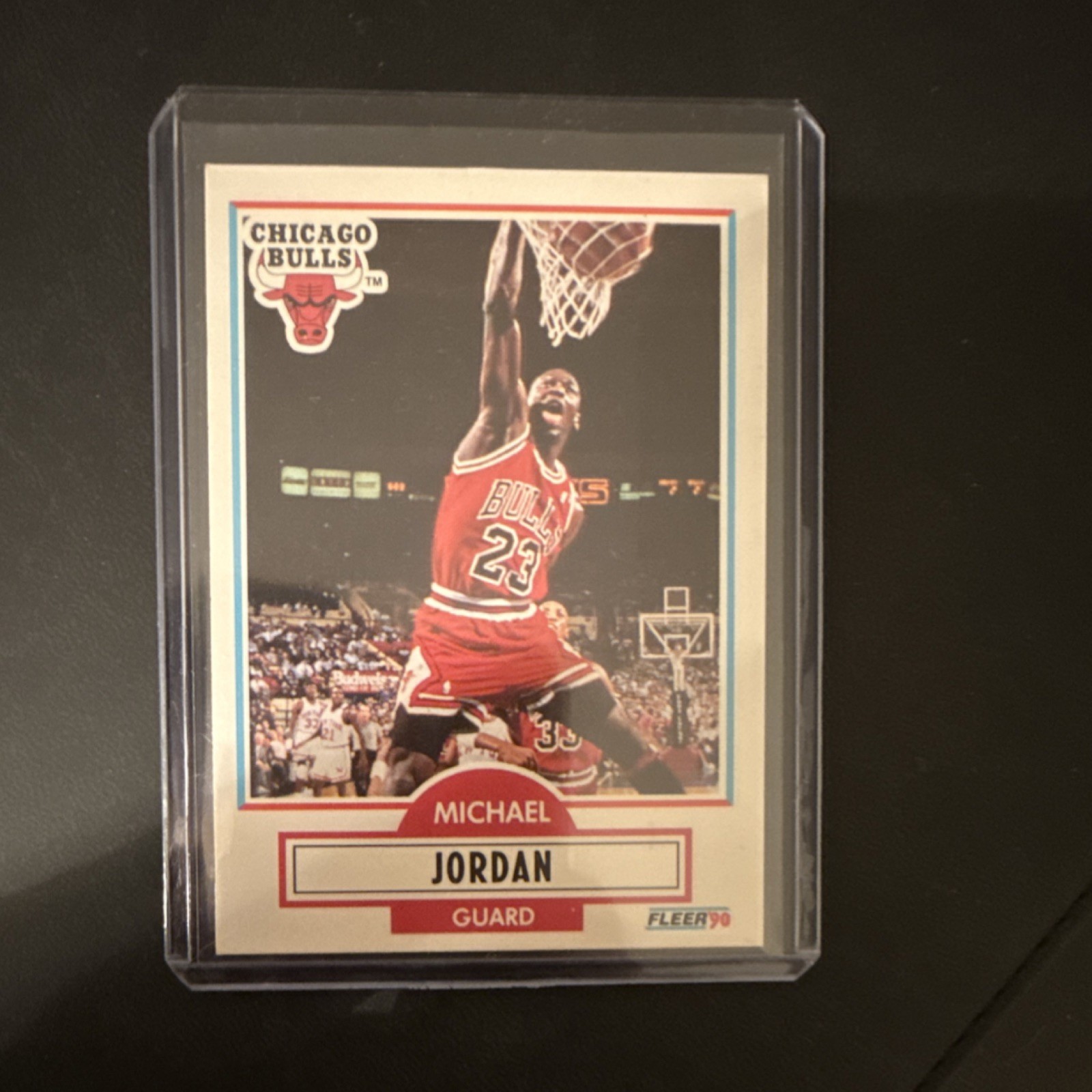 1990-91 Fleer Michael Jordan #26 Chicago Bulls Basketball NBA