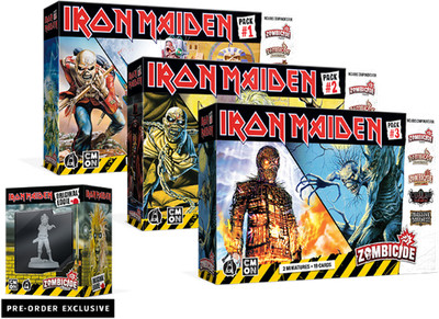 IRON MAIDEN Erweiterungen Character Packs for Zombicide Massive Darkness