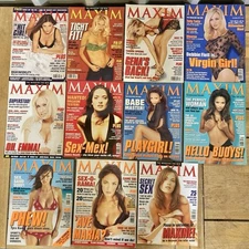 Vintage 1997 Maxxim Magazine Bundle Lot