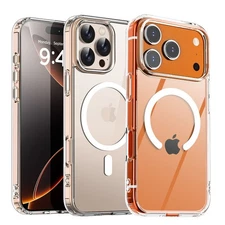 Clear Case For iPhone 17 16 14 13 Pro Max 17 MagSafe Shockproof Heavy Duty Cover