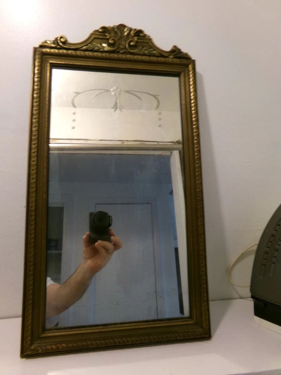 Gold Frame Antique Mirrors Antique 1920-1949 Time Period