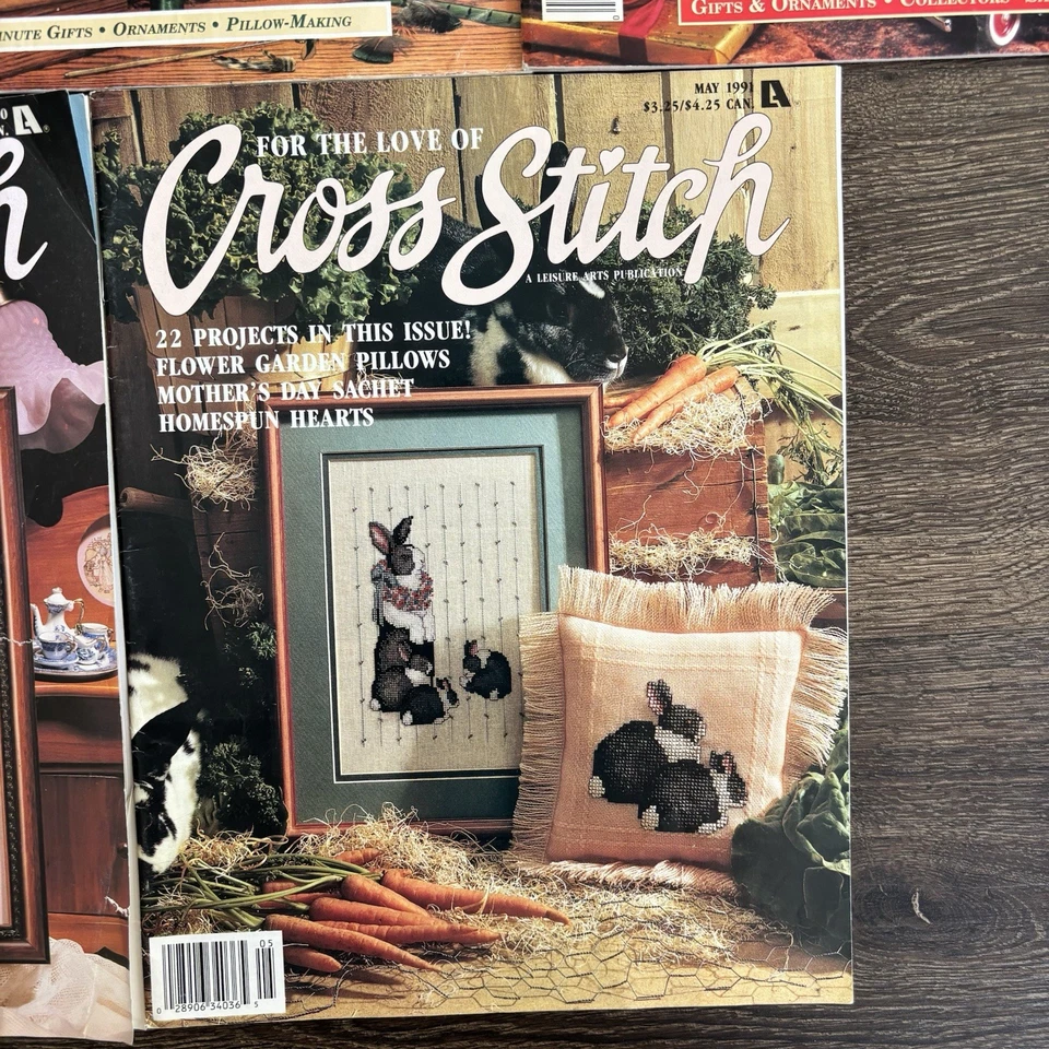 Lote de 10 revistas de punto de cruz clásicas punto de cruz punto de cruz costura años 90 2000 Foto 2 de 4