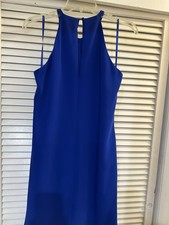 Lauren Ralph Lauren Women’s Blue Halter Dress