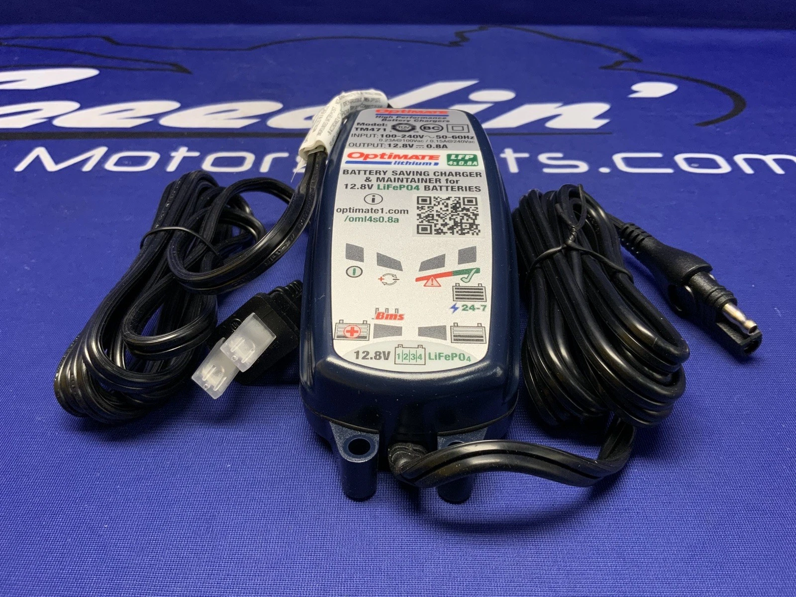 Optimate .8A Lithium Battery Charger C57001-471
