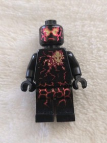 Lego Ninjago NRG Cole Black Energy Ninja Minifigure W Card Weapons Spinner
