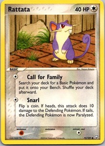 Rattata 72/109 EX Team Rocket Returns Common
