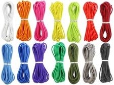 Colored Elastic Cords 3mm 1/8 inch 210ft Elastic Round Heavy Stretch String R...
