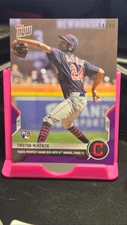 2021 Topps Now -Triston McKenzie /25 (RC) Purple