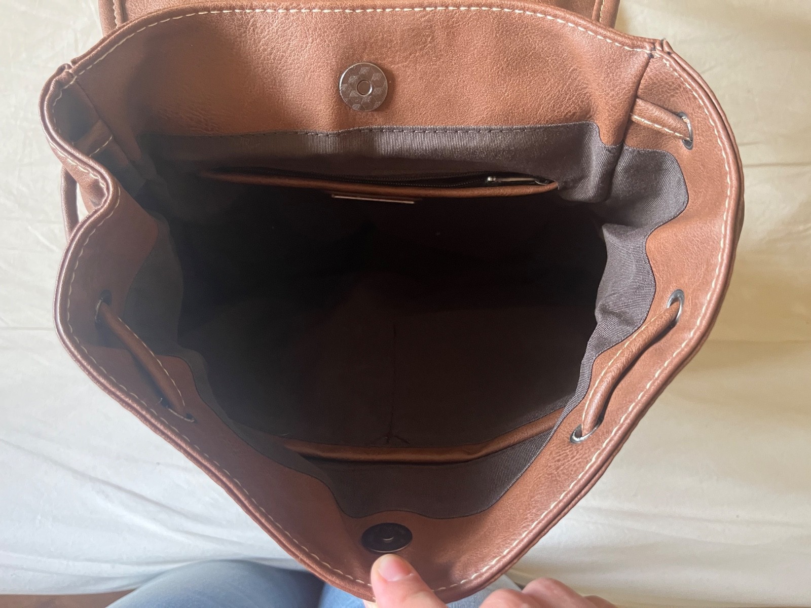 Trinity Ranch Backpack Western + Tooled Leather L… - image 6