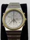 Seiko Men's 7T32-7A20 Vintage Quartz Chronograph Watch Japan New Battery 7”