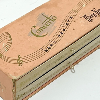 Vintage Mary King Concerto Bath Tabs Box Container Empty JR Watkins Co 1950s