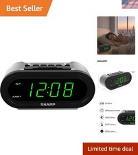 Digital Alarm Clock with Auto Set Nightlight for Seniors Kids Indoor