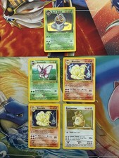 Vintage Pokemon Card Lot Wotc Holo Ninetales Kangaskhan