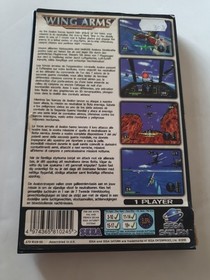 Wing Arms - Sega Saturn Game - NO MANUAL - DAMAGED COVER - See Description