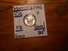 1945D Mercury Dime Gem BU+ SPLENDID!!!! PQ!!!! Full Bands!!!! NICE++++++