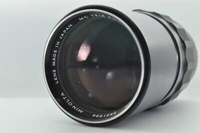 Excellent+++++】 Minolta MC Tele Rokkor-QF 200mm F3.5 Telephoto MF