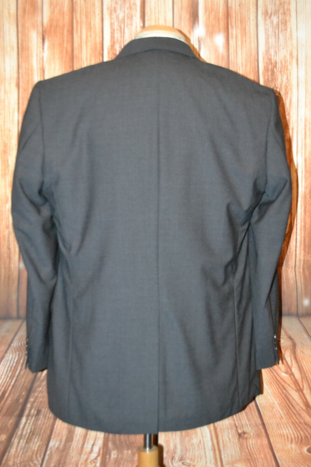 Brooks Brothers 346 Men's Stretch Charcoal 2 Front Button Sports Coat Sz 43R thumbnail 4