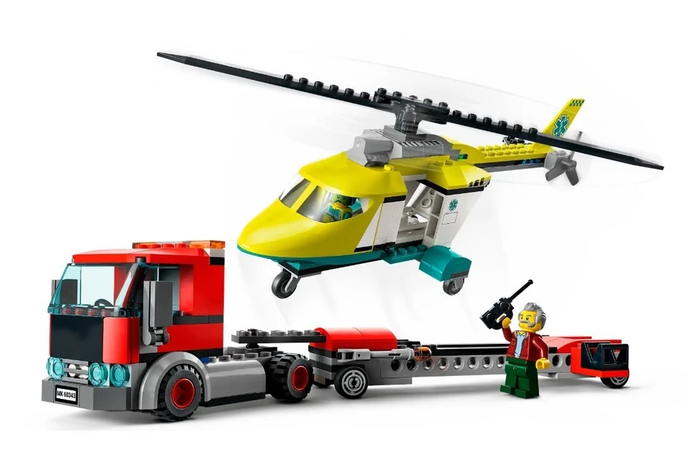 LEGO CITY: Rescue Helicopter Transport 60343 (Retired) New Sealed Free Post AUS - Image 3 of 4