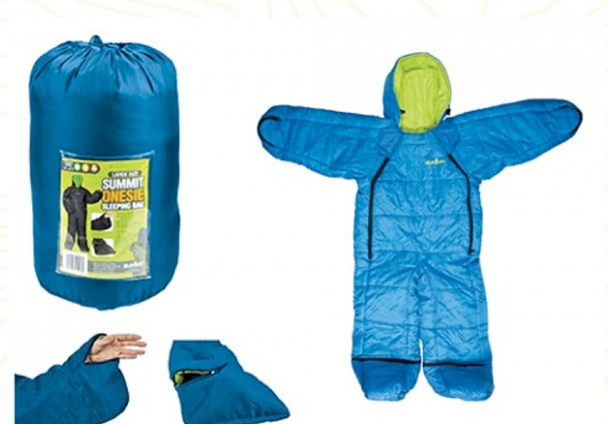 Junior Kids Wearable Sleeping Bag Full Bodysuit For Camping Outdoor Adventure
Opens in a new window 