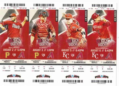 2014 ARIZONA DIAMONDBACKS PICK YOUR GAME GOLDSCHMIDT HR TICKET STUB MANY DATES - Picture 3 of 7