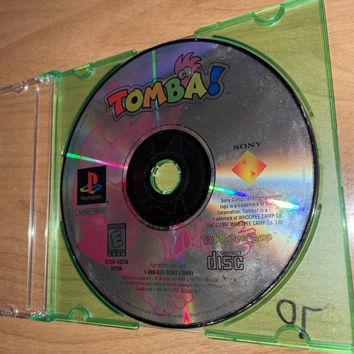 TOMBA! - Sony PlayStation 1 PS1 PSOne (1998) - DISC ONLY - Tested Ships Next Day