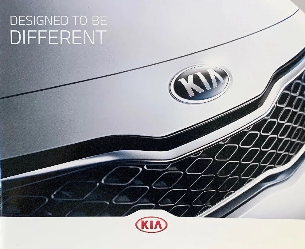 2013 Kia Full Line "Designed To Be Different Brochure eBay