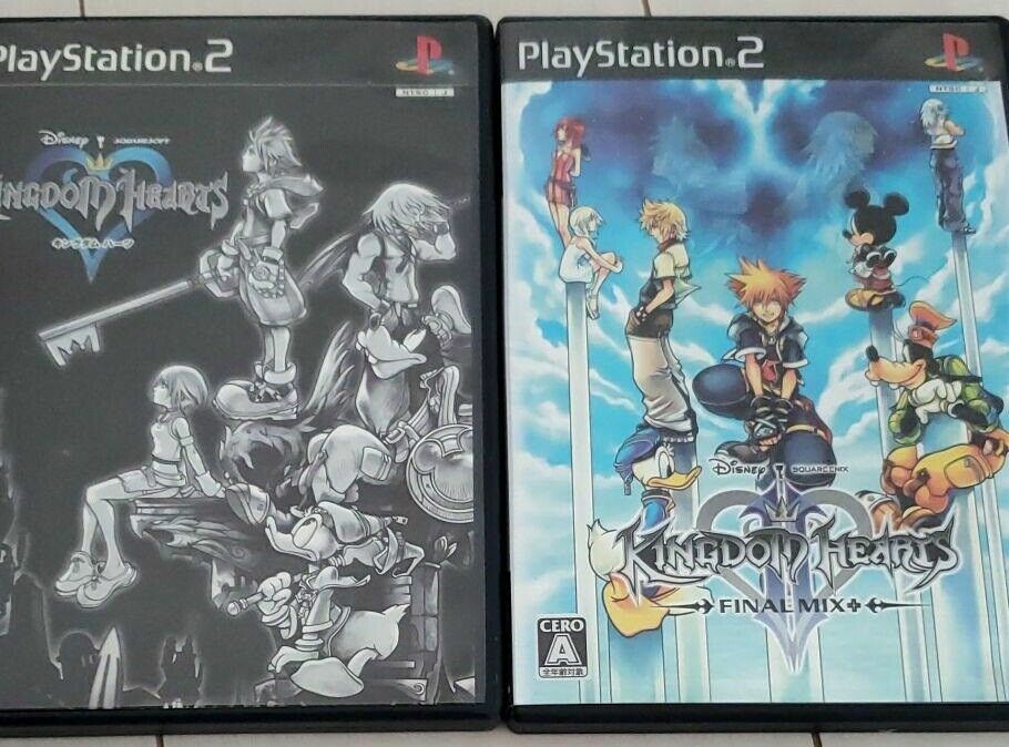 プレステ2 KINGDOM HEARTS Kingdom Hearts II (PlayStation 2, 2006). Disc, Case And