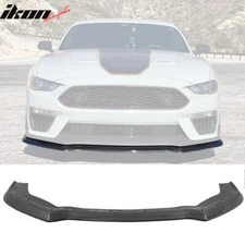 Fits 21-23 Mustang Mach 1 Handling Package Front Bumper Lip Carbon Fiber Print