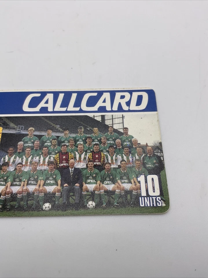 Telecom Eireann 10 Unit Phone Card 1994 FIFA World Cup Squad- Souvenir - Image 2 of 4