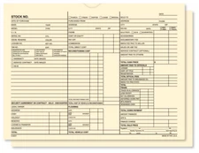 3-in-1 Buff 9" x 12" Vehicle Car Dealer Deal Jackets Envelopes (Package of 500)