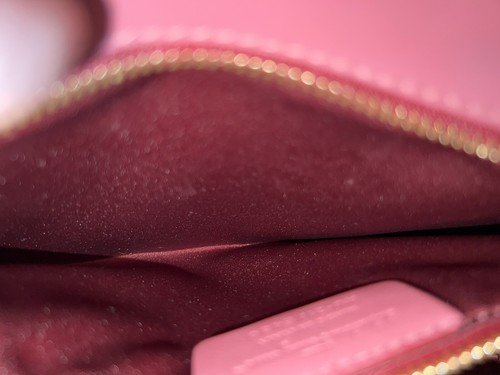 echt Salvatore Ferragamo braun rosa Lackleder Umhängetasche Preloved - Bild 11 von 12