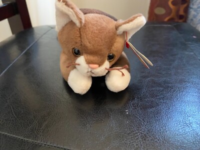 ty beanie baby pounce , original , spelling errors , 1997 , retired ,    