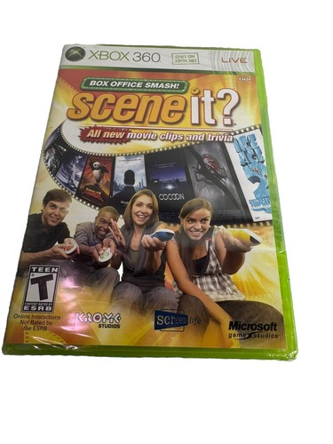 Scene It Box Office Smash Xbox 360 2008 Factory Sealed