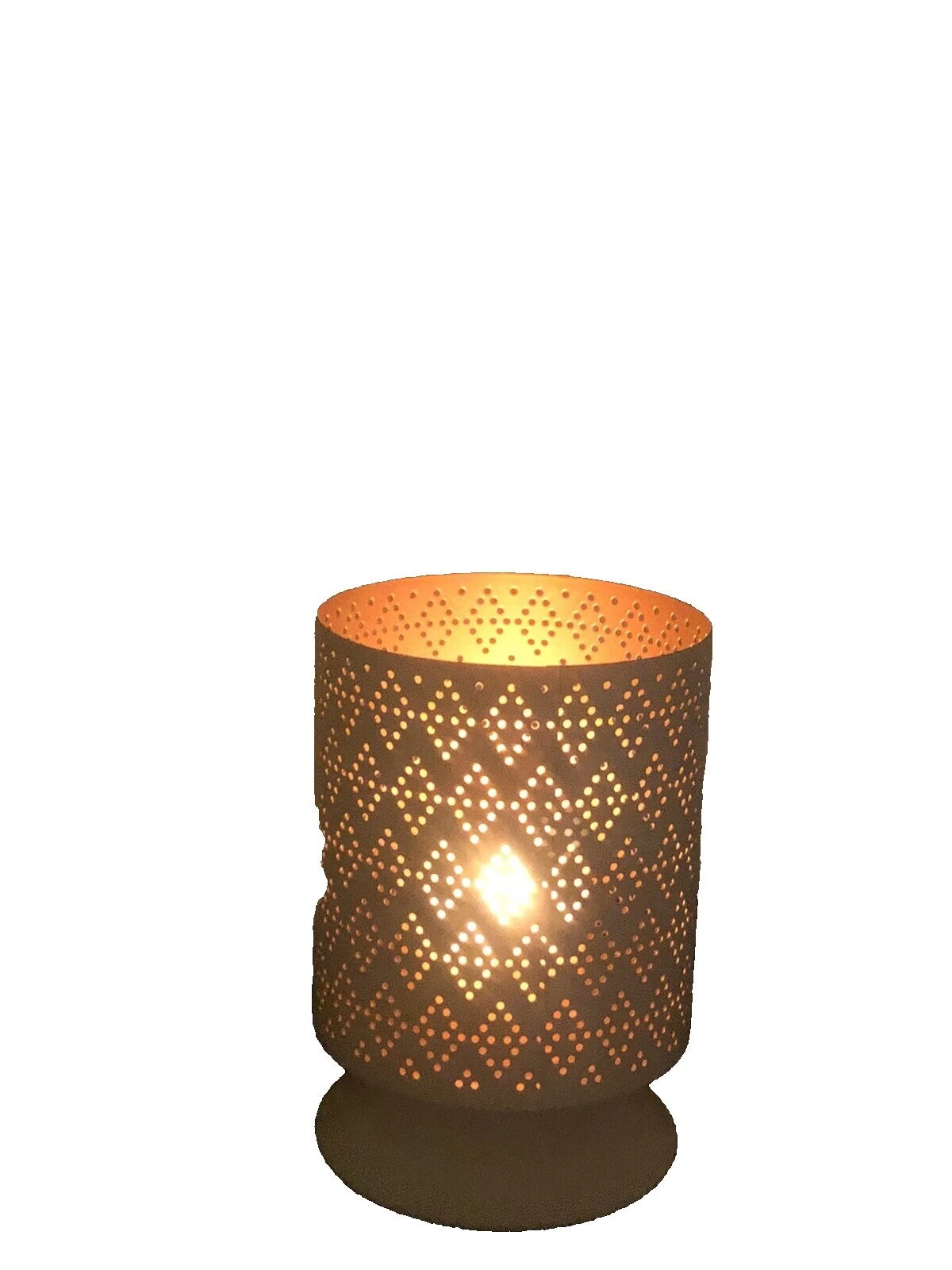 Candelabros marroquí de estaño y accesorios