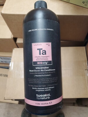 Tweak'd Nature Big Wig Volumaker Root Boost Tulipia Angeliqua Conditioner 33.8oz