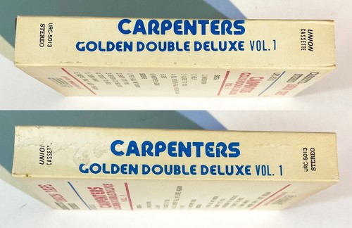 Seltenes THE CARPENTERS goldenes Doppel Deluxe TAIWAN KASSETTENBAND Vietnamkriegszeit - Bild 8 von 8
