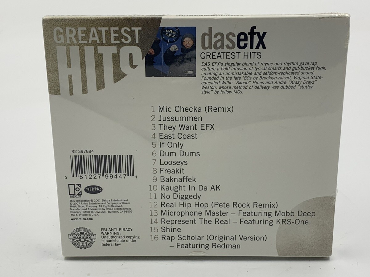 RARE PROMO PRESS BEST OF DAS EFX [PA] GREATEST HITS PETE ROCK MOBB 