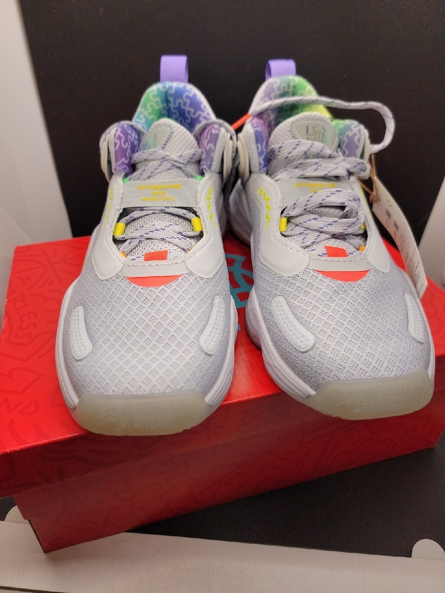 Adidas D.O.N. Issue 3 Autism Awareness Grey Rainbow GY0321 M  display picture 3