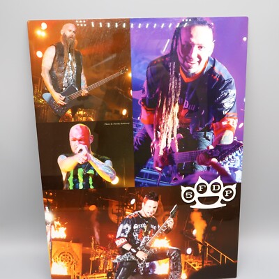Five Finger Death Punch 5FDP Plaque Concert Heavy Metal Sign Wall Artwork 15x11