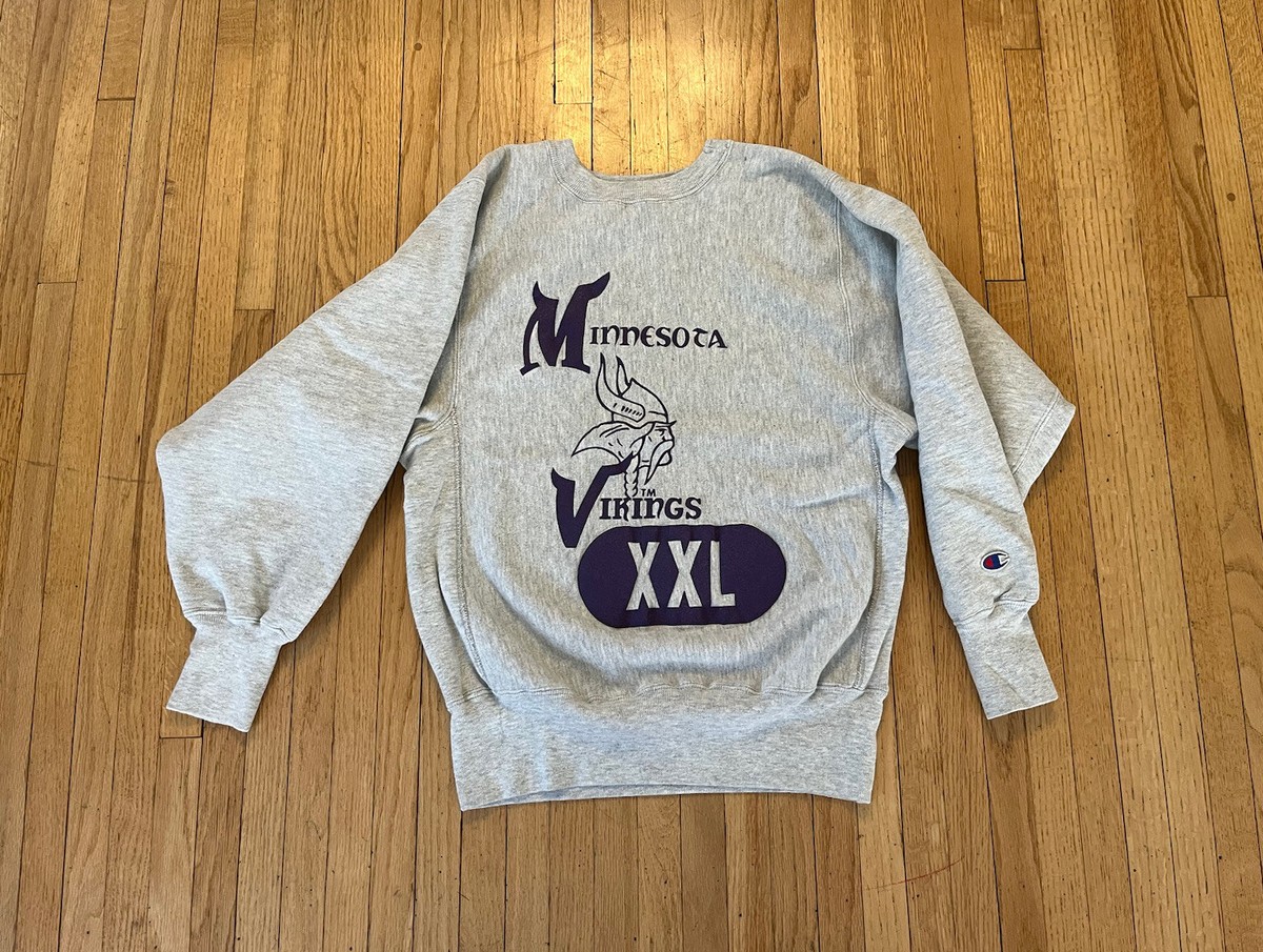 Minnesota Vikings Reverse Weave Champion Mens M EUC Vintage Minnesota Vikings Reverse Weave Champion Mens M EUC Vintage