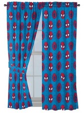 Spider-Man "Super Hero Adventures" Kids Curtain Panel, Set of 2-AB001LGEG205
