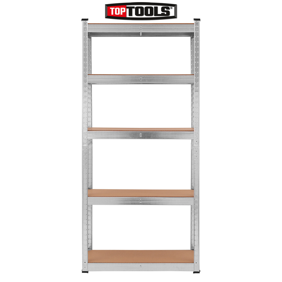 Garage Racking 5 Tier Shelving Unit Boltless Assembly 150x70x30 TOUGH MASTER