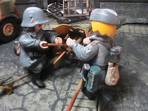 PLAYMOBIL CUSTOM CAÑON PAK 36 FRENTE DEL ESTE + DOTACION WEHRMACHT REF-008 - Imagen 6 de 20