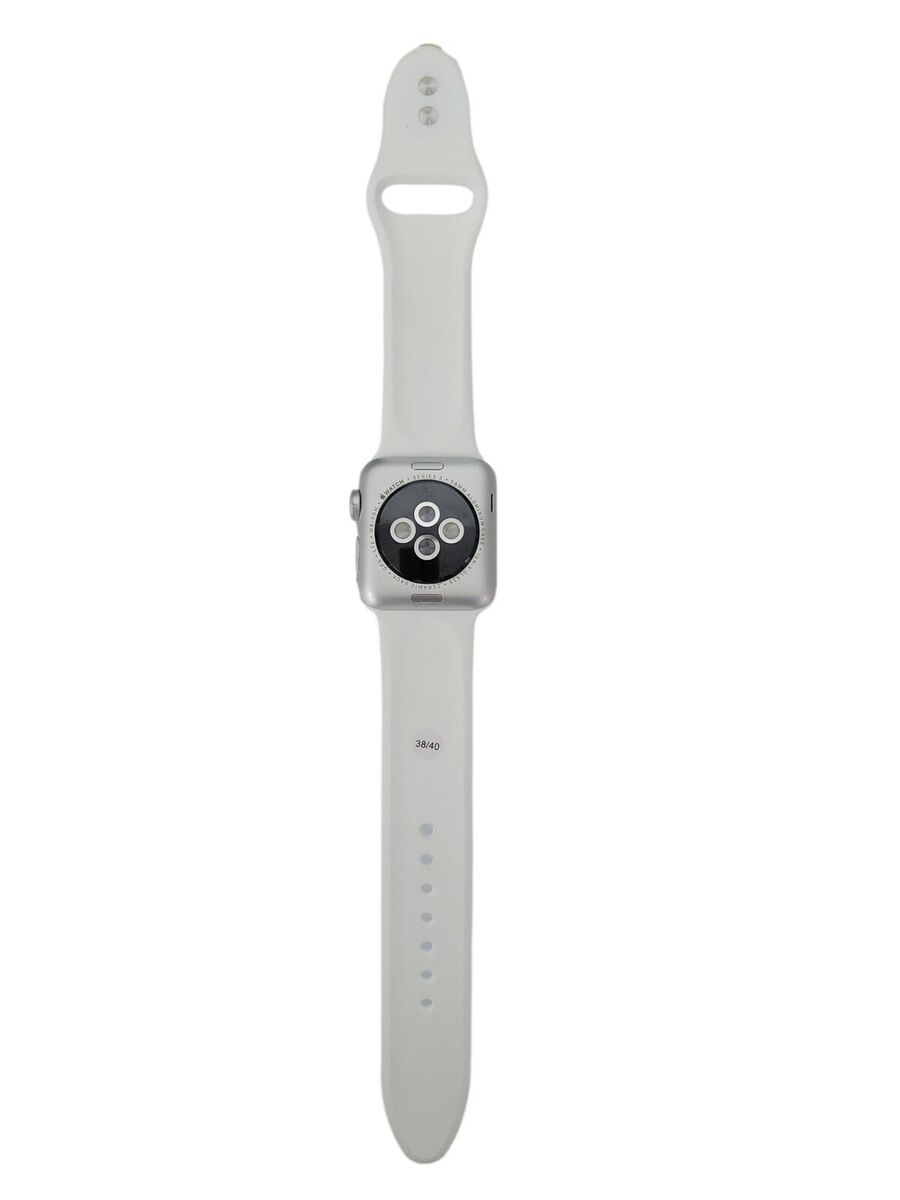 Apple Watch Series 3 38mm GPS Silver Aluminum Case w/ White Sport Band MTEY2LL/A | eBay Apple Watch Series 3 38mm GPS Silver Aluminum Case w/ White Sport Band MTEY2LL/A | eBay