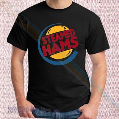 Steamed Hams White T-Shirt Tees S-2XL