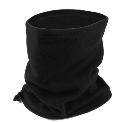 Unisex Neck Warmer – Black Fleece Snood For Cycling, Running & Winter Activities 5 thumbnail image