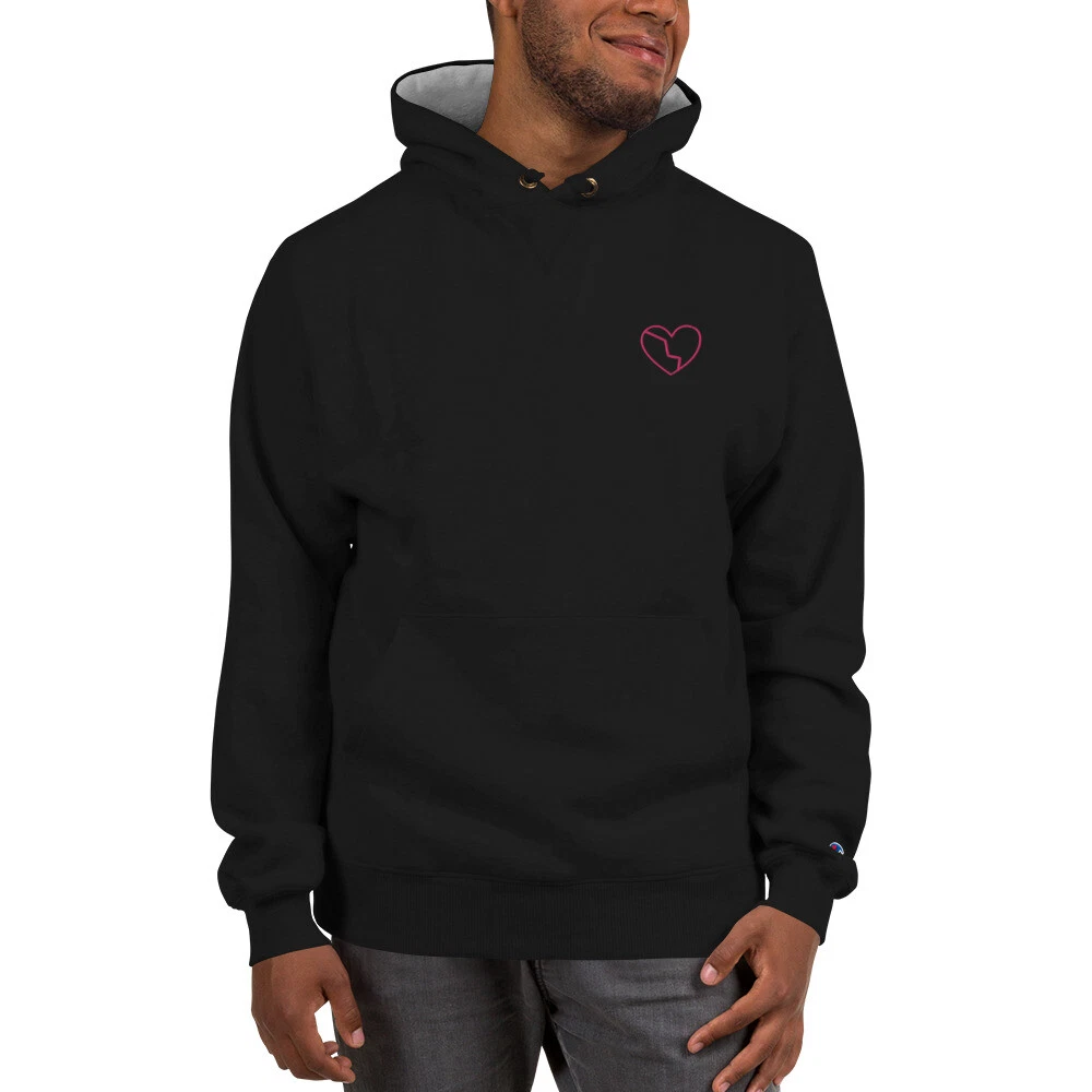 Broken Heart Series New Heart Embroidered Champion Logo Hoodie
