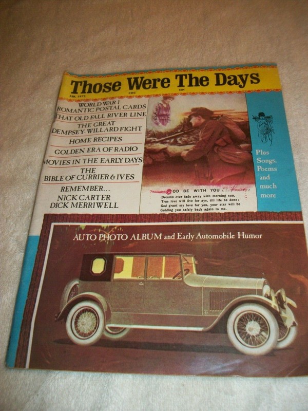 Vintage "Those Were The Days" Magazine - February 1972