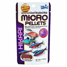 Hikari Micro Pellets Tropical Fish Food - Semi Floating, Sizes 22g, 45g, 80g